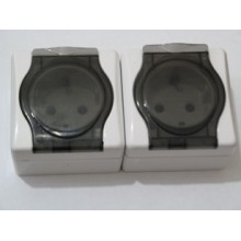 Розетка двойная IP 44